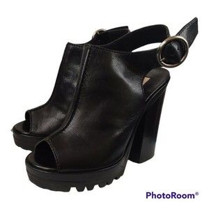 MICHAEL KORS Patras Leather Platform Sandal Size 6